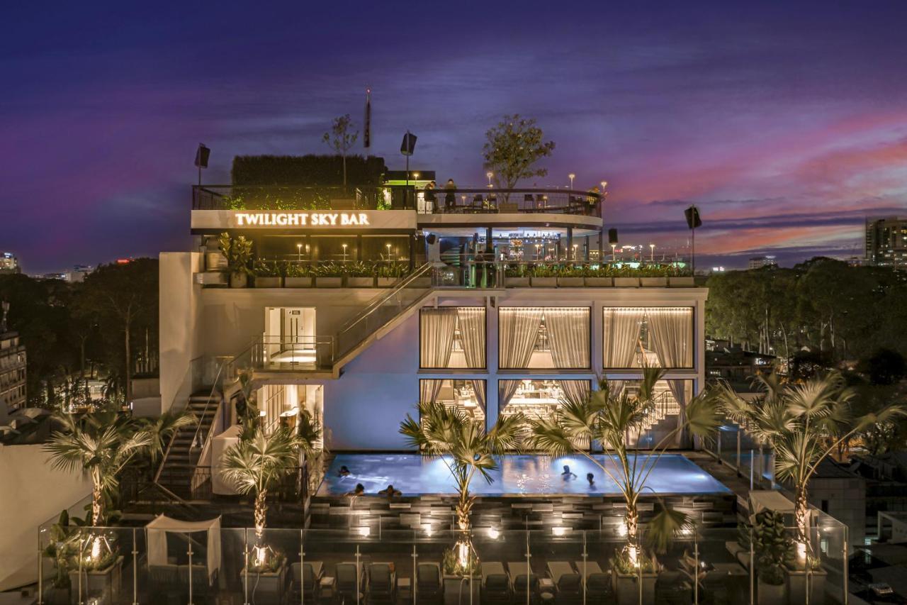 La Siesta Premium Saigon Otel Ho Şi Min Dış mekan fotoğraf Twilight Sky Bar